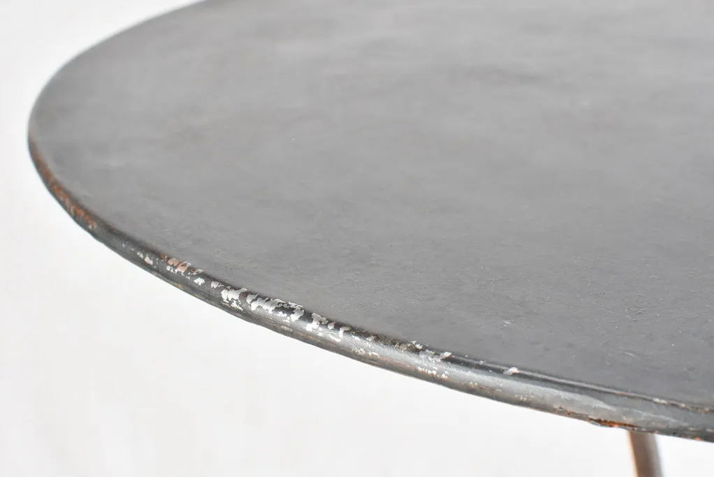 Antique French iron garden table