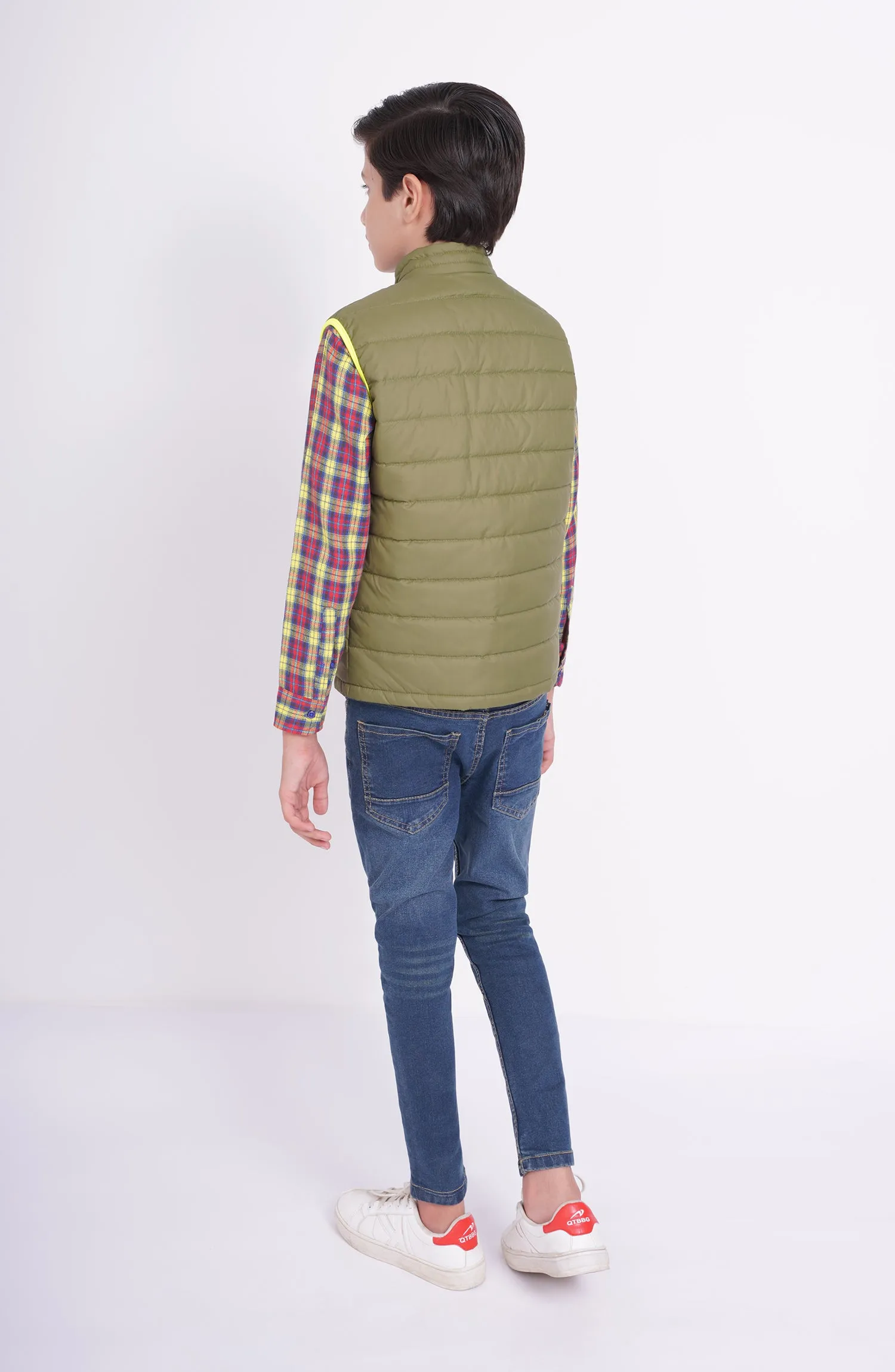 Boys Quilted Gilet