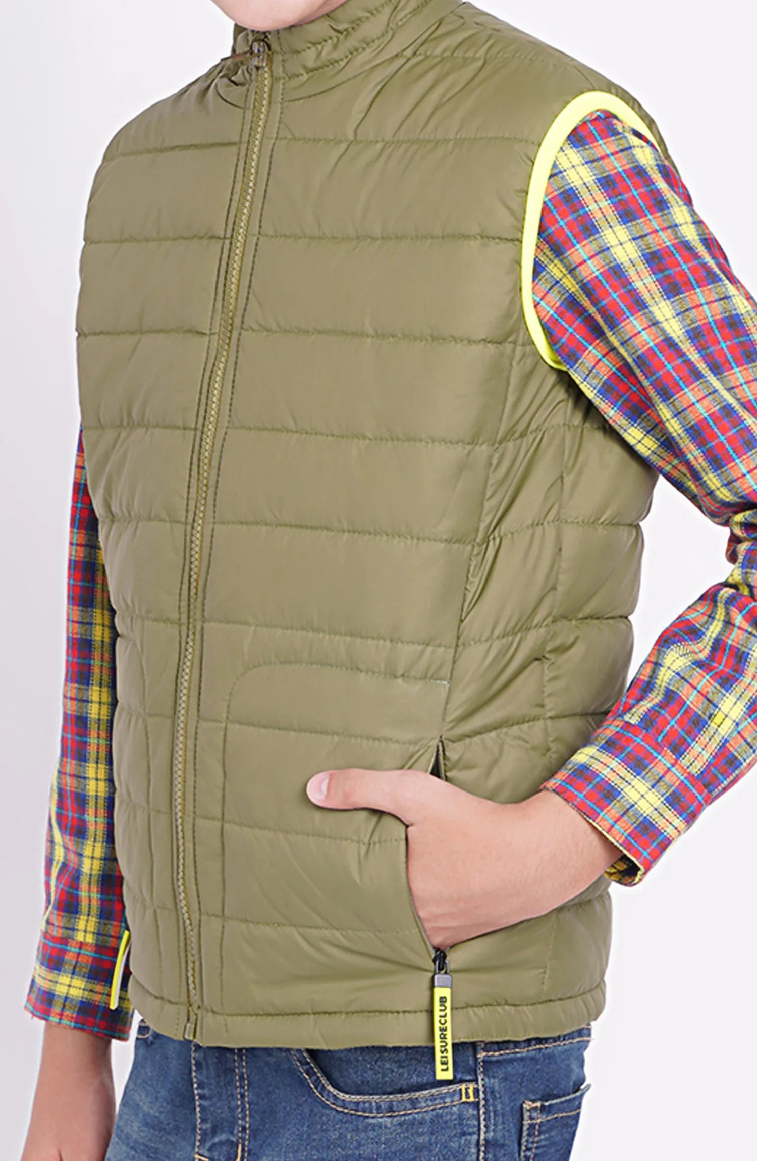 Boys Quilted Gilet
