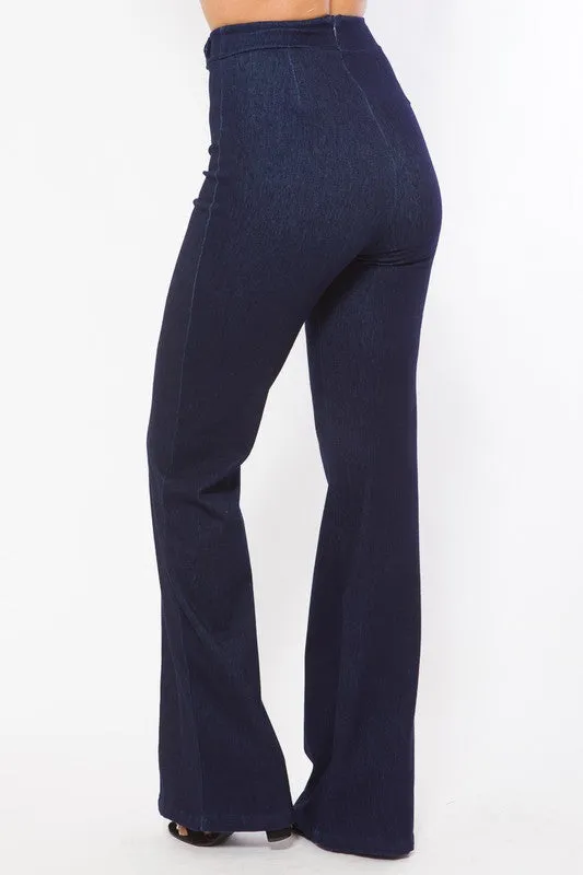 High Waist Denim Stretch Fashion Jean Pants
