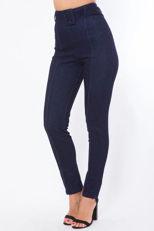 High Waist Denim Stretch Skinny