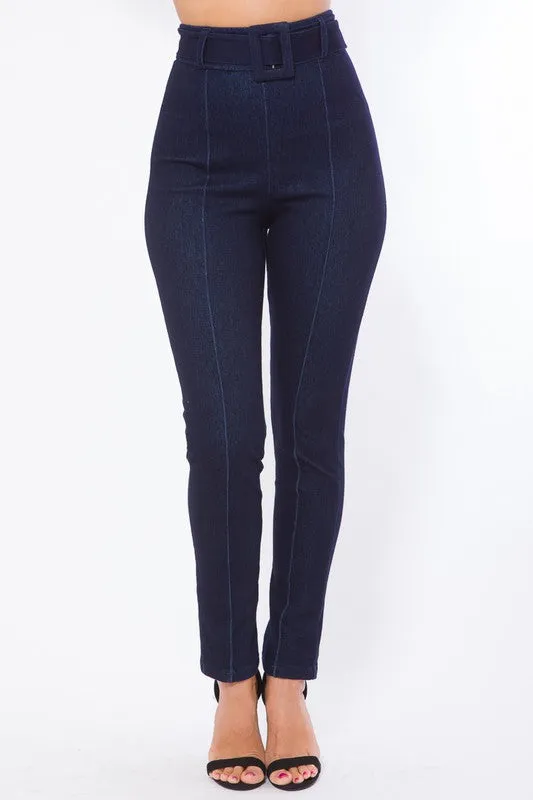 High Waist Denim Stretch Skinny