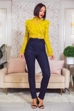 High Waist Denim Stretch Skinny