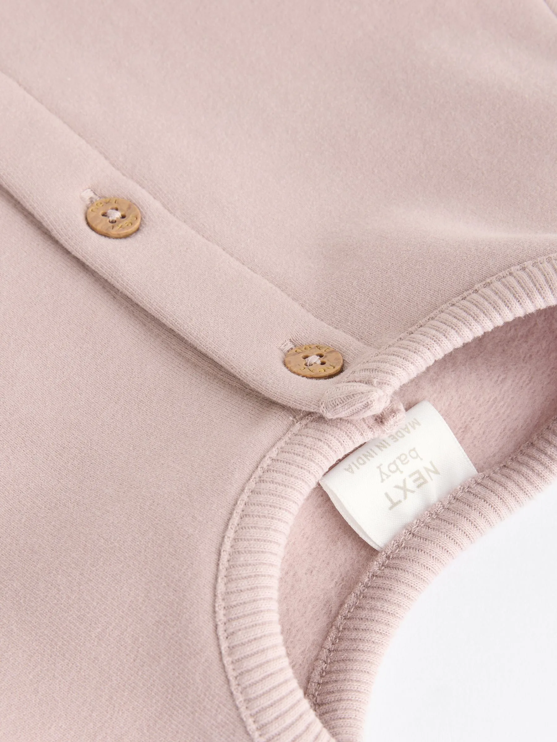 Mauve Purple Frill Hem Baby Sweat Jumper & Trousers Set