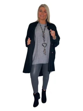 Valencia One Size Leather Look Leggings